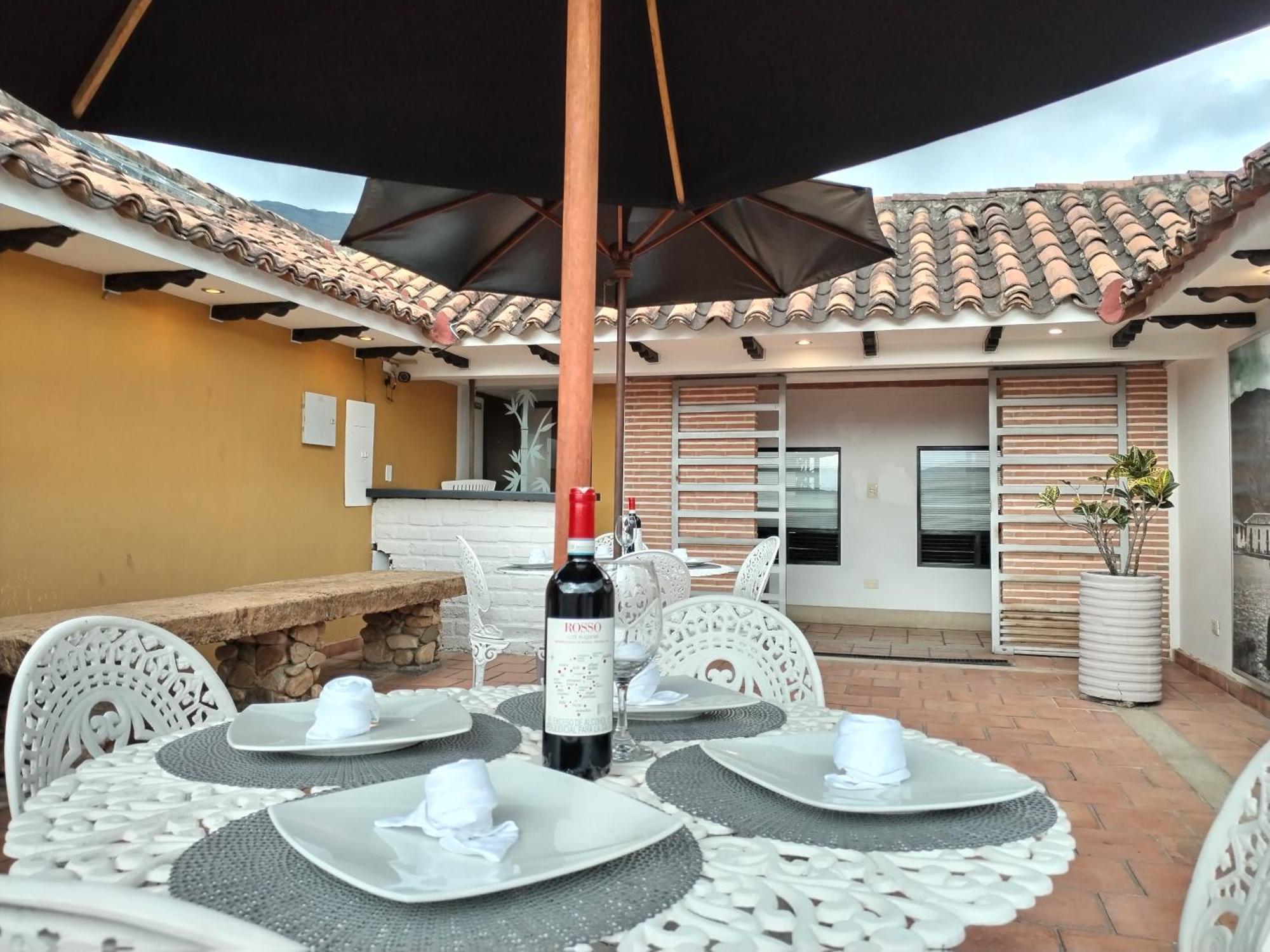 Santa Maria De Leyva Hotel Boutique Villa de Leyva Bagian luar foto